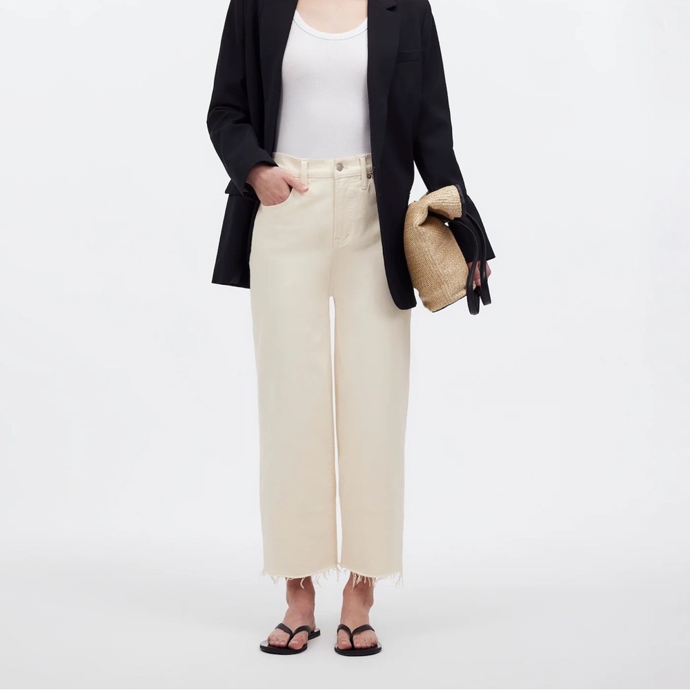 Madewell The Perfect Vintage Wide leg Crop Jean (Regular 32)